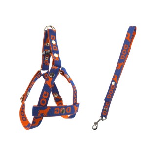 JUEGO DE CORREA Y PECHERA ARNES NYLON No 2 ECO MEDIANA