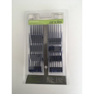 JUEGO DE ALZAS GRANDES ANDIS 8 PEINES