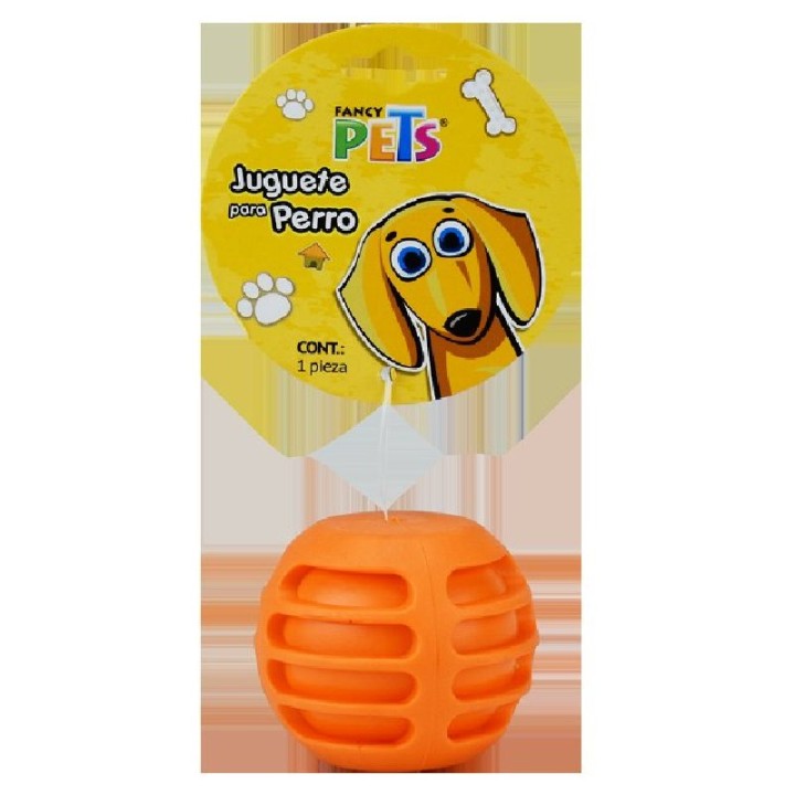 JUGUETE DE CAUCHO PELOTA ACANALADA