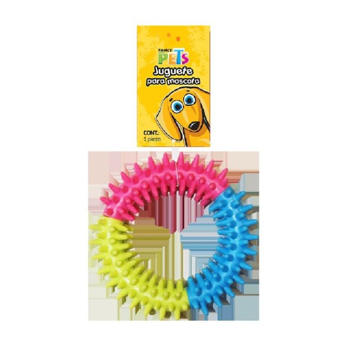 JUGUETE DE HULE ARO TRICOLOR F.P.