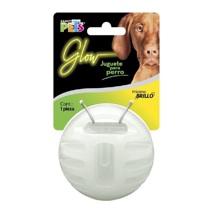 JUGUETE GLOW PELOTA 8 CMS.