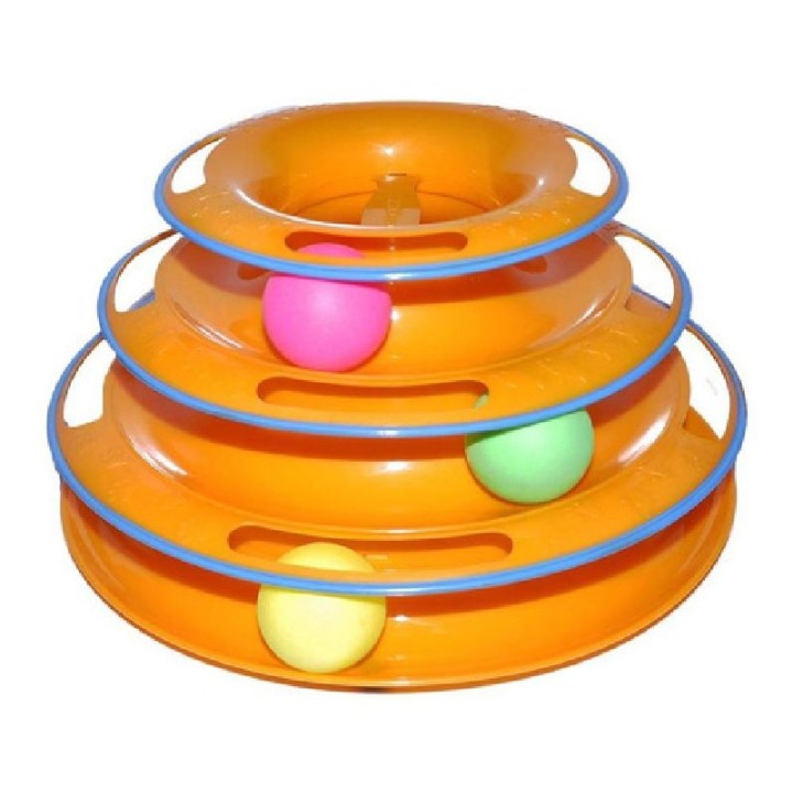 JUGUETE P/GATO TOCADISCOS 3 NIVELES