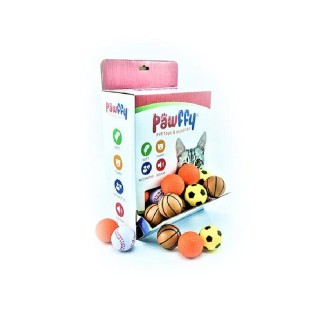 JUGUETE PARA GATOS PAWFFY 48PZ PELOTAS