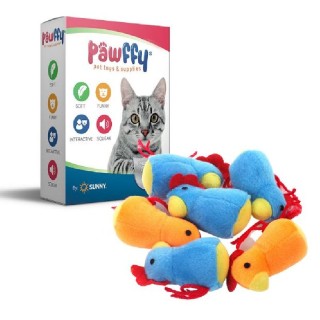JUGUETE PARA GATOS PAWFFY SET/24 PZAS.