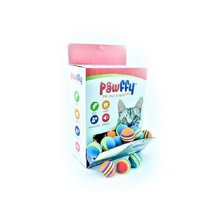 JUGUETE PARA GATOS PAWFFY SET/60 PZAS.