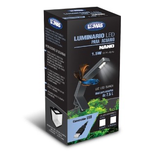 LAMPARA NANO 1.5 W NEGRA/BLANCA