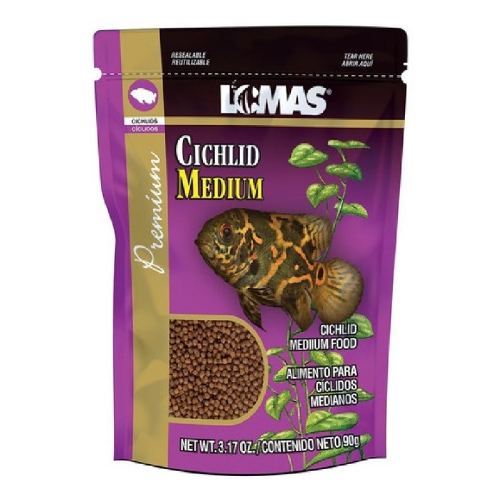 ALIMENTO P/CICLIDOS MEDIANOS 90 GRS