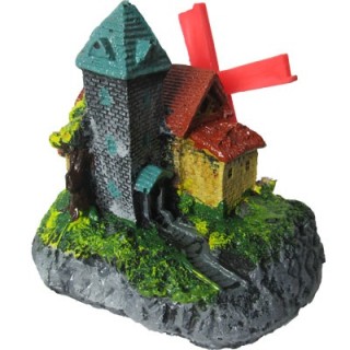 MOLINO C/CASA Y ESCALERA 11.5X9X13.5CM.