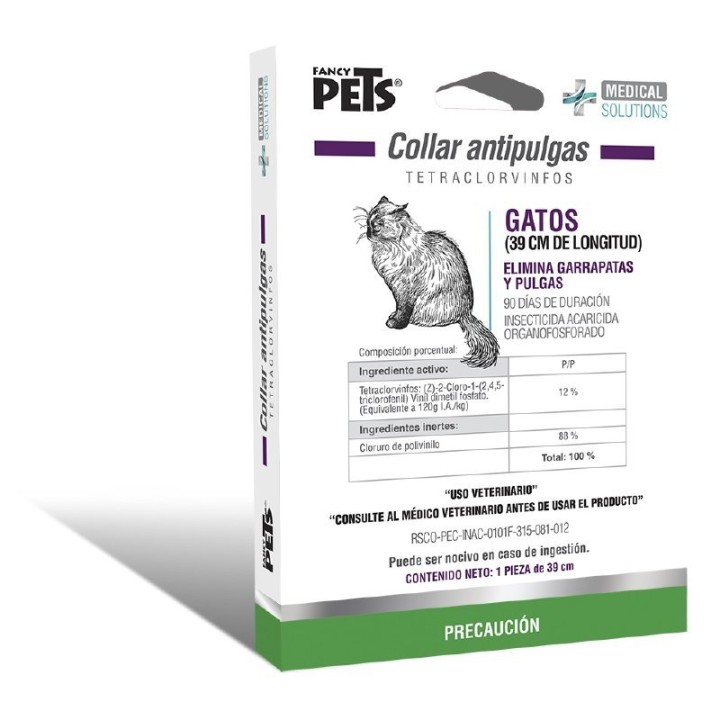 MS-COLLAR ANTIPULGAS P/GATO