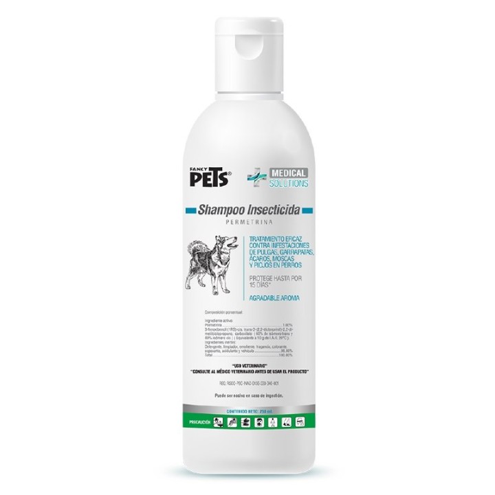 MS-SHAMPOO INSECTICIDA 250 ML.