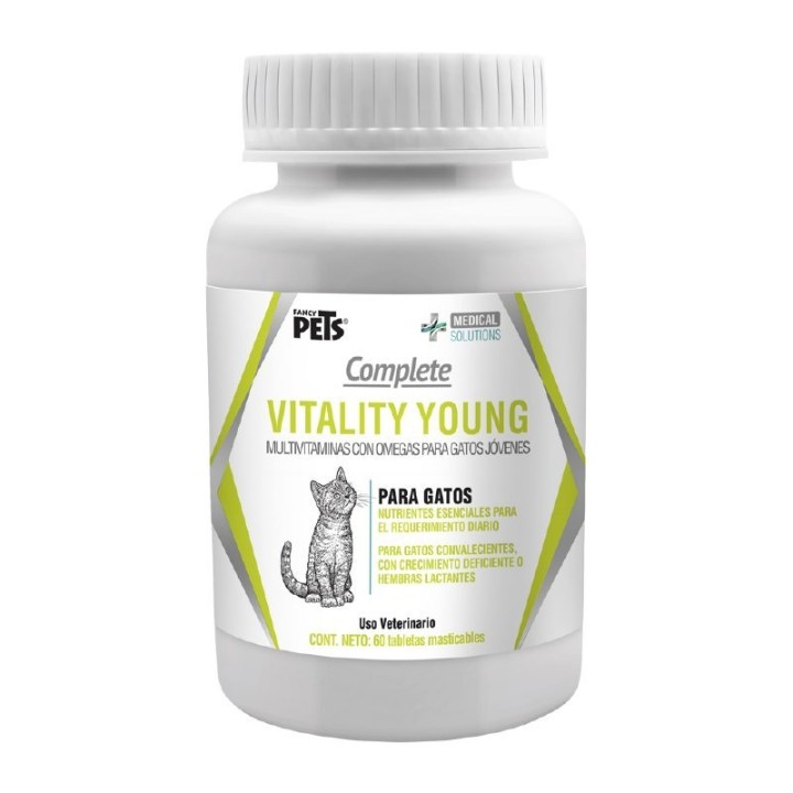 TABLETAS MS COMPLETE VITALITY YOUNG P/GATOS - 60 TAB