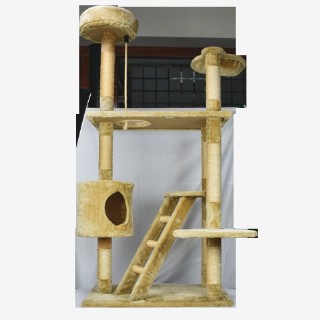 MUEBLE P/GATO C/CASA Y ESCALERA 158