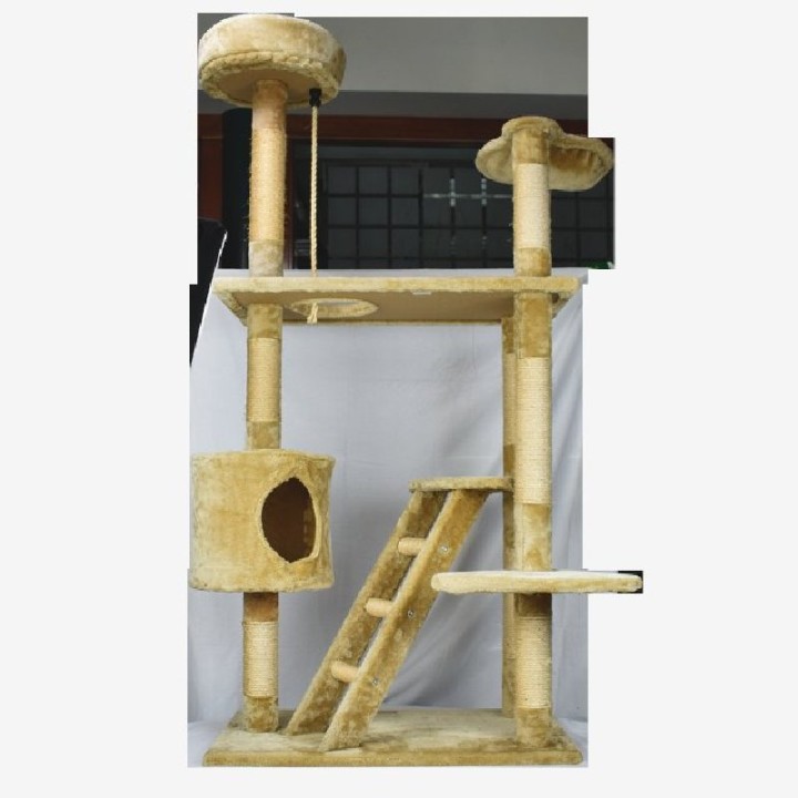 MUEBLE P/GATO C/CASA Y ESCALERA 158