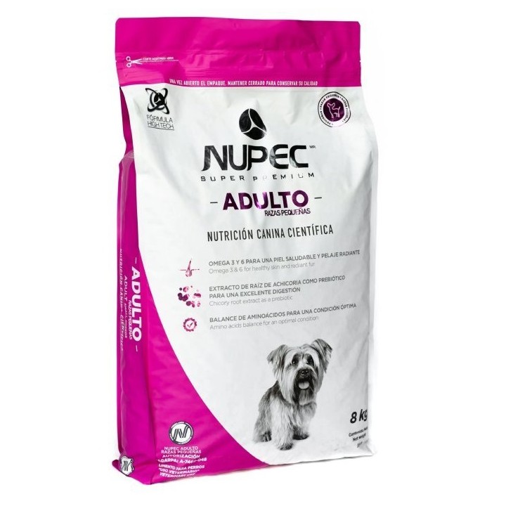 NUPEC ADULTO RAZA PEQUEÑA 8KGS.