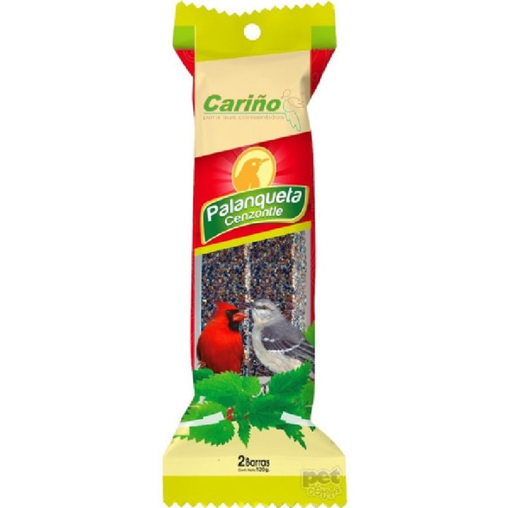 PALANQUETA PARA ZENZONTLE 2 PIEZAS 100 G