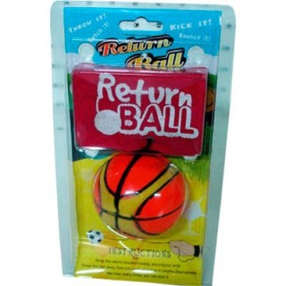 PELOTA C/RETORNO P/PERROS 6 CM.