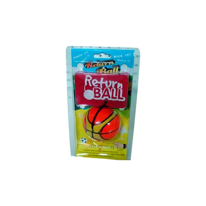 PELOTA C/RETORNO P/PERROS 6 CM.