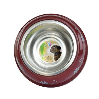 PLATO DE ACERO C/BASE DECORADA 32 OZ