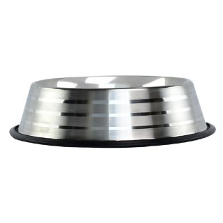 PLATO DE ACERO ESTRIADO 8 OZ.