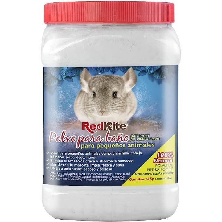 REDKITE POLVO P/BAÑO CHINCHILLA 1.80 KGS
