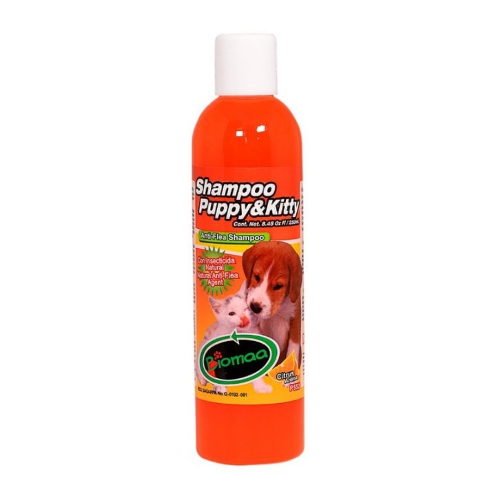 SHAMPOO ANTIPULGAS 250 ML. PUPPY & KITTY