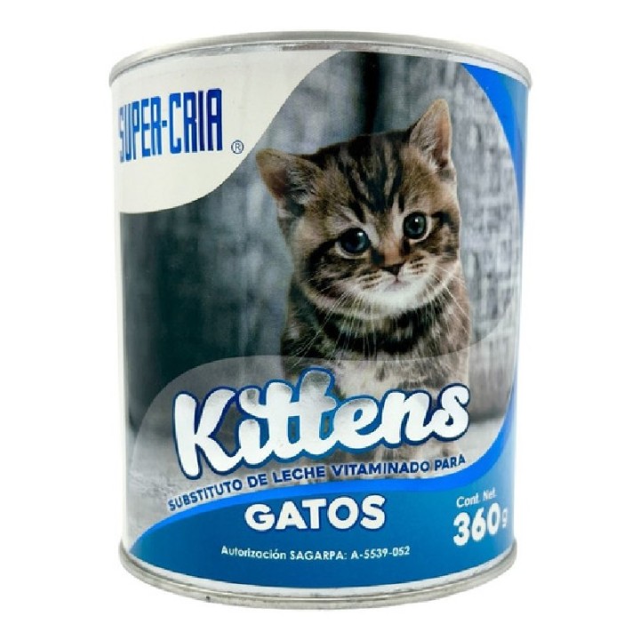 SUPERCRIA LECHE KITTENS 360 GRS.