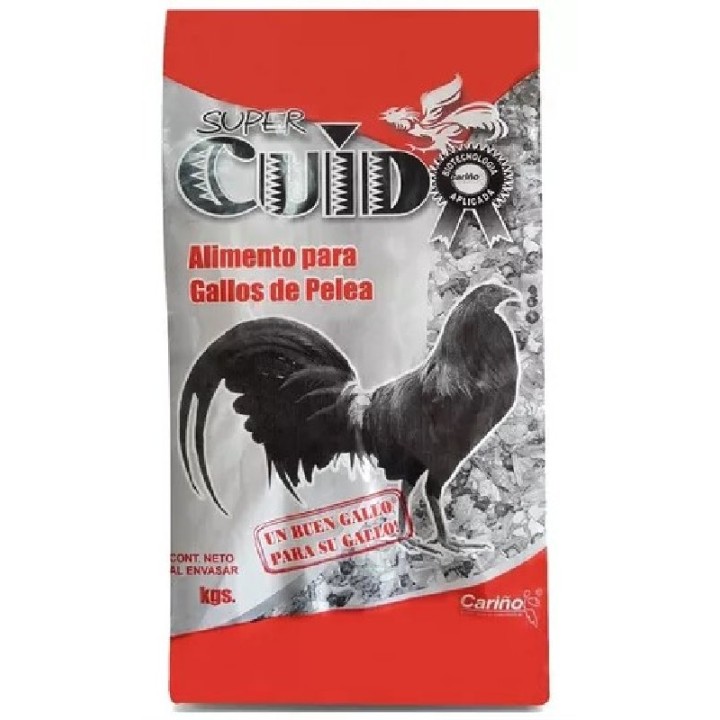 SUPER CUIDO ALIMENTO PARA GALLOS DE COMBATE 5 KG.