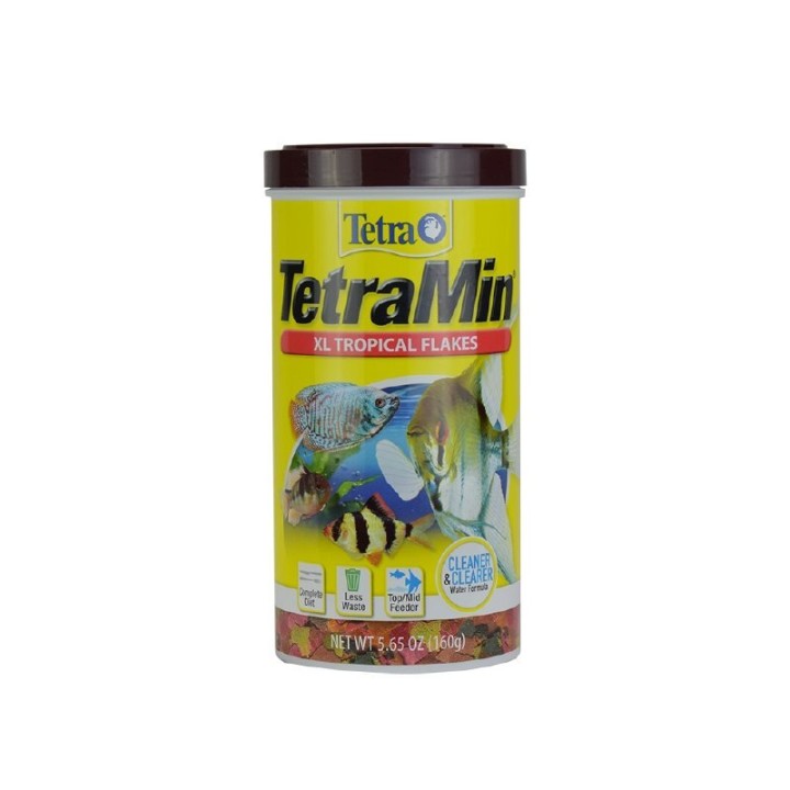 TETRAMIN LARGE TROPICAL FLAKES 160G.