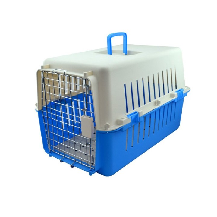 TRANSPORTADORA CHICA P/PERRO AZUL CIELO