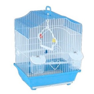 JAULA AVES COLONIAL 30X23X39CM AZUL