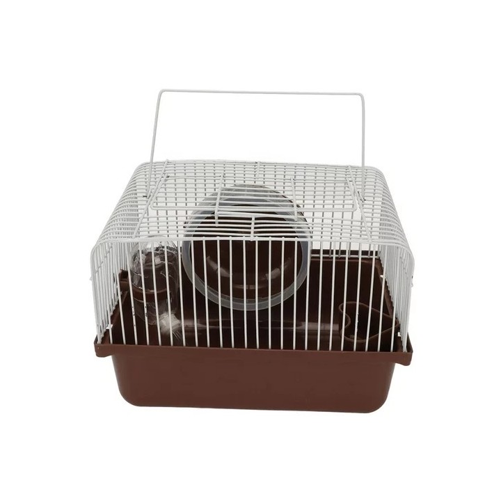 JAULA HAMSTER EQ. C/ASA CAFE 24X27CM