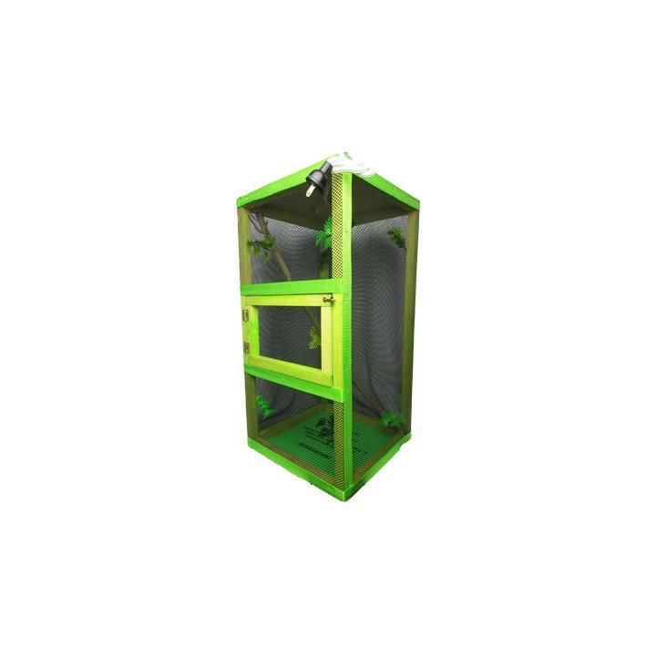 IGUANARIO GDE FERI 40X40X60CM VERDE