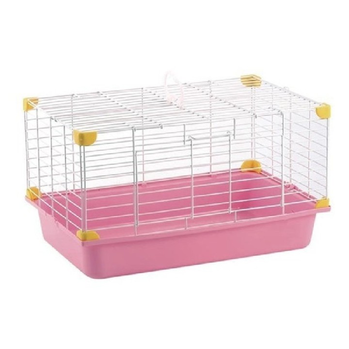JAULA SUNNY PARA CONEJO (CHICA) ROSA