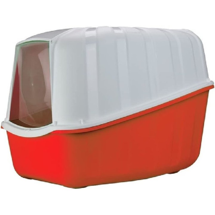 ARENERO C/TAPA Y PUERTA ROJO KOMODA