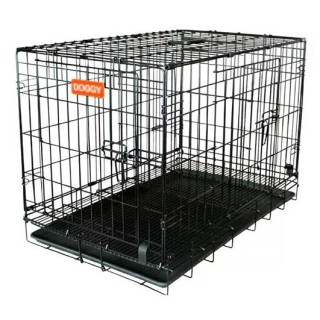 JAULA MET. DOGGY DOG-4000 92X57X62cm PUERTA HORIZONTAL