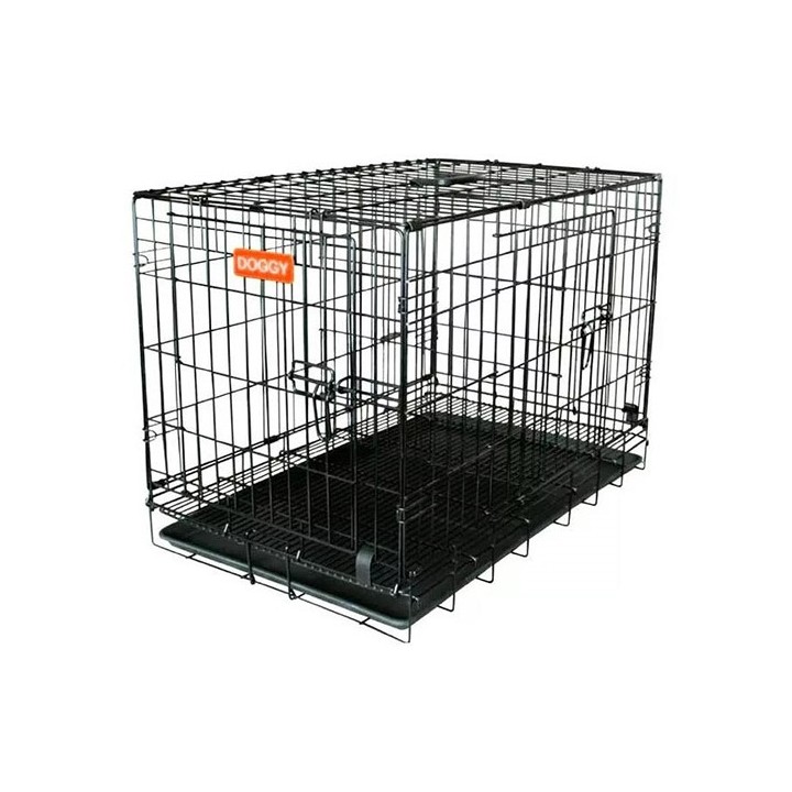 JAULA MET. DOGGY DOG-4000 92X57X62cm PUERTA HORIZONTAL