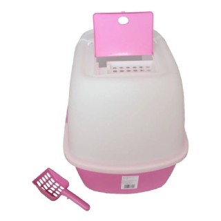 TOILET IMPORT DE LUXE C/REJILLA 48X30X46 ROSA