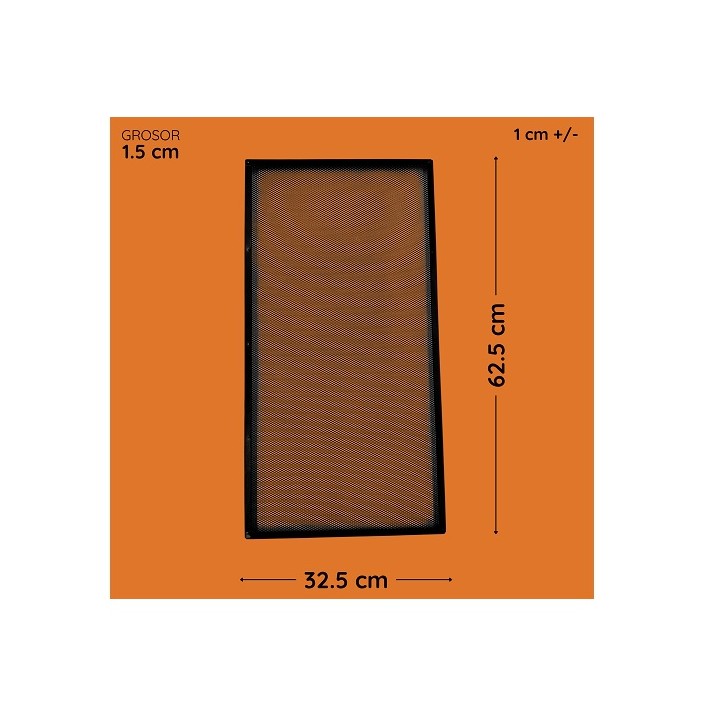 TAPA MET. C/VENTILACION AGROPET 80LTS. 62CM.