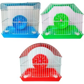 JAULA HAMSTER EQ. 21X16X19CM CUADRADO