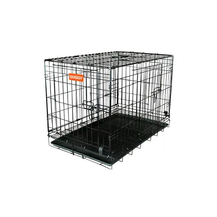 JAULA MET.IMP. DOGGY 62.5X44X48.5cm PUERTA HORIZONTAL