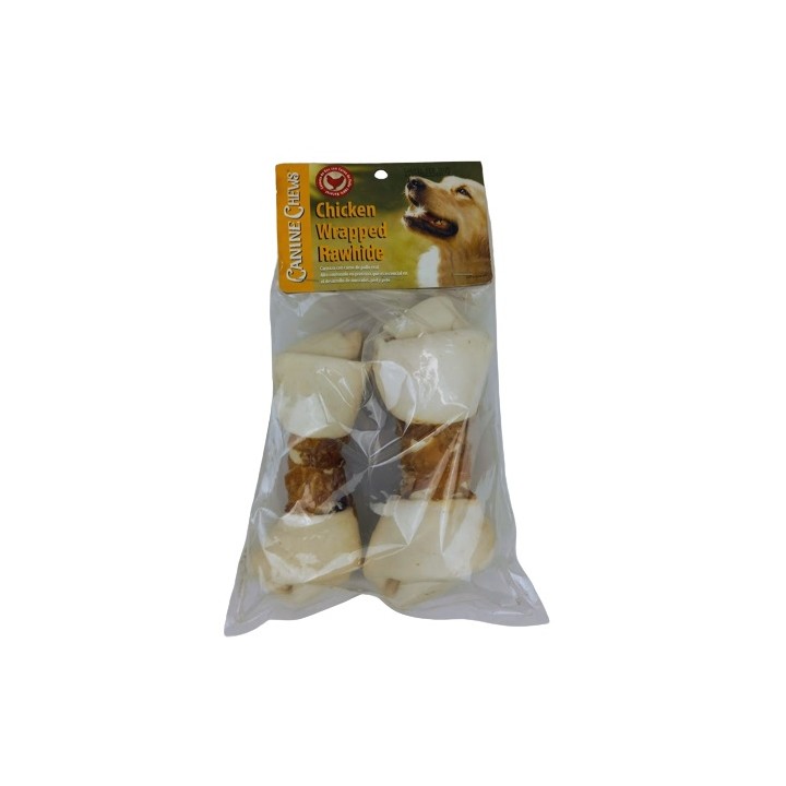 CHEWS 2 PK HUESO 6-7" CON POLLO