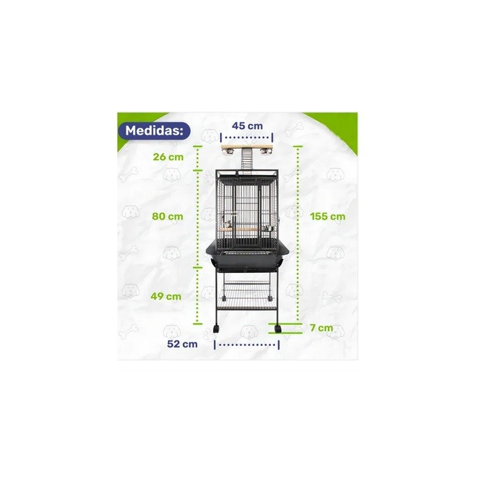 JAULA PERICOS TERRAZA