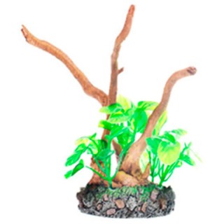 RAIZ C/PLANTAS 8 19X6X16CM