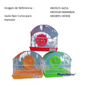 JAULA HAMSTERS CURVA NARANJA