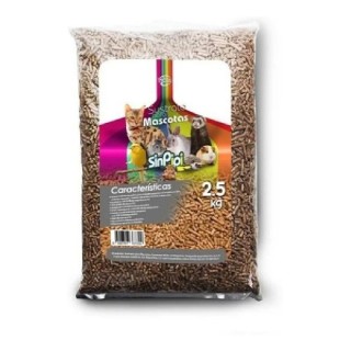 PELLET DE MADERA P/MASCOTAS 2.5KGS SIN PIPI