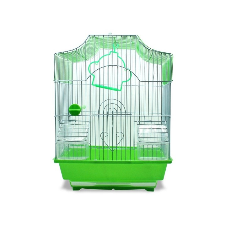 JAULA AVES COLONIAL 30X23X39CM AMARILLO