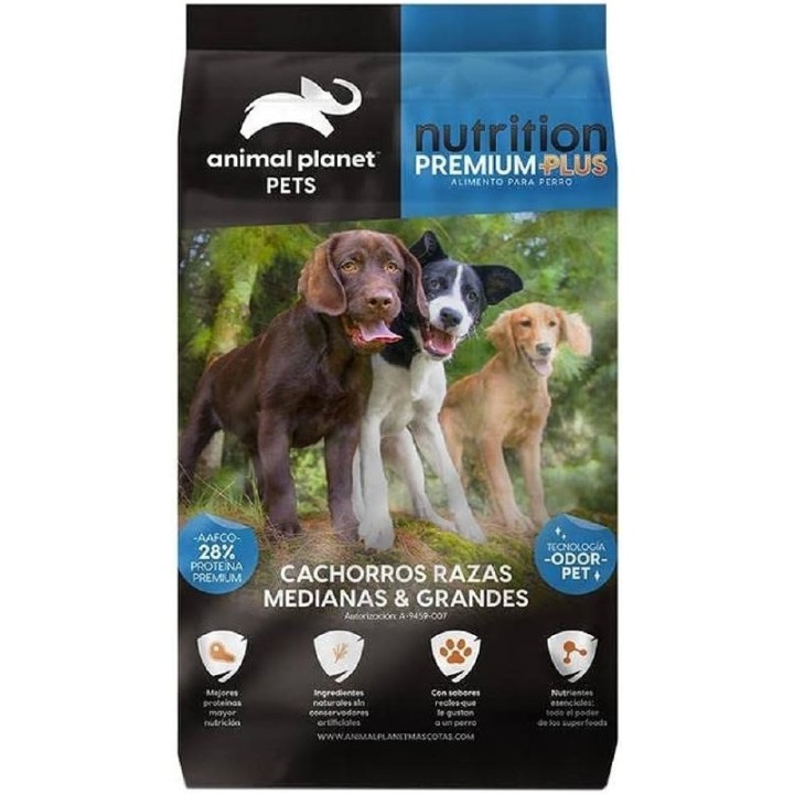 ANIMAL PLANET CACHORRO RAZA MED/GDE 2KG.