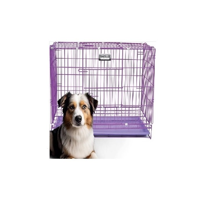 SEVENPET JAULA 60X42X50CM MORADA