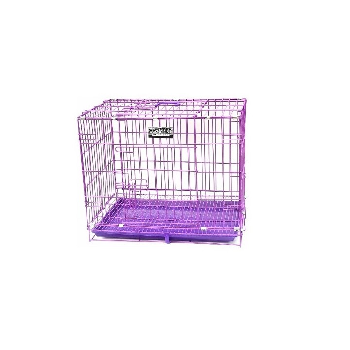 SEVENPET JAULA 60X42X50CM MORADA