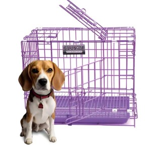 SEVENPET JAULA 45X34X40CM MORADO